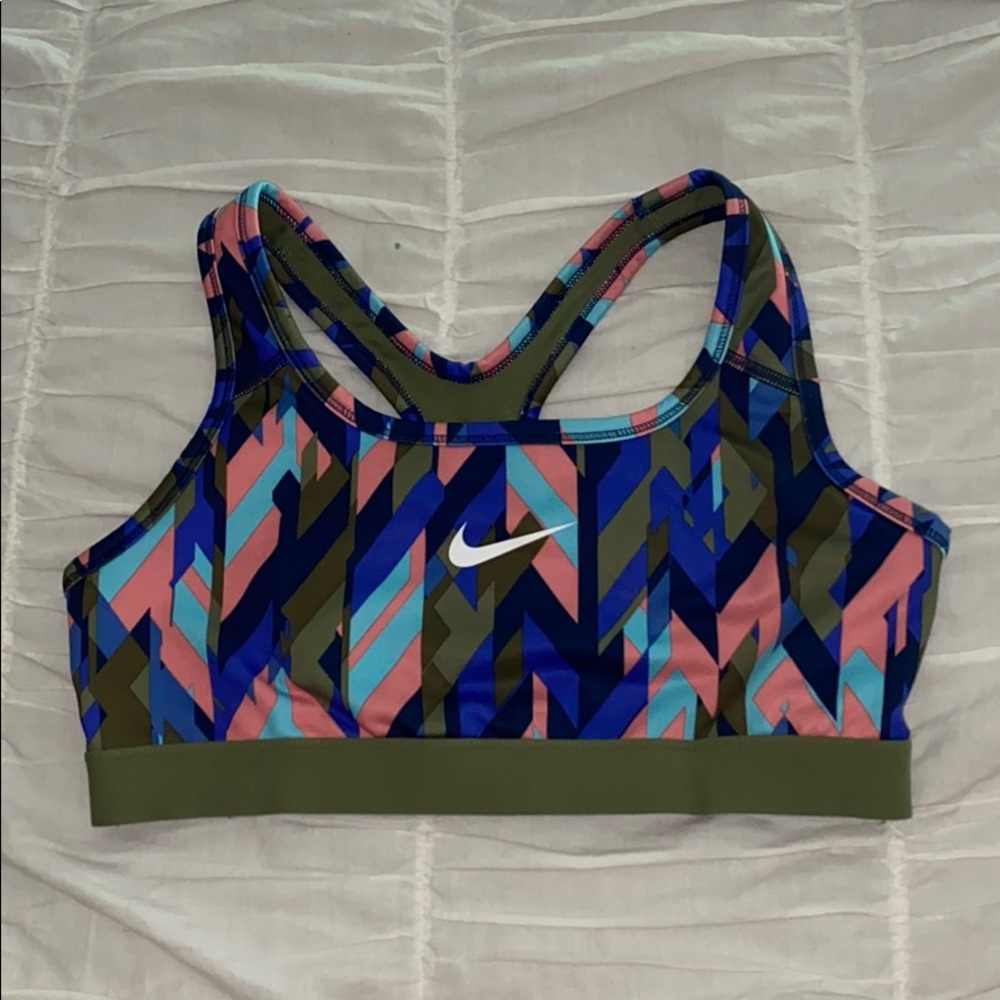 Multicolored FUN Nike sports bra!